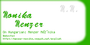 monika menzer business card